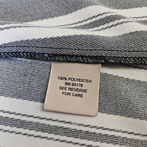 Philosophy Black and White Striped Blazer - Picture 12 of 13